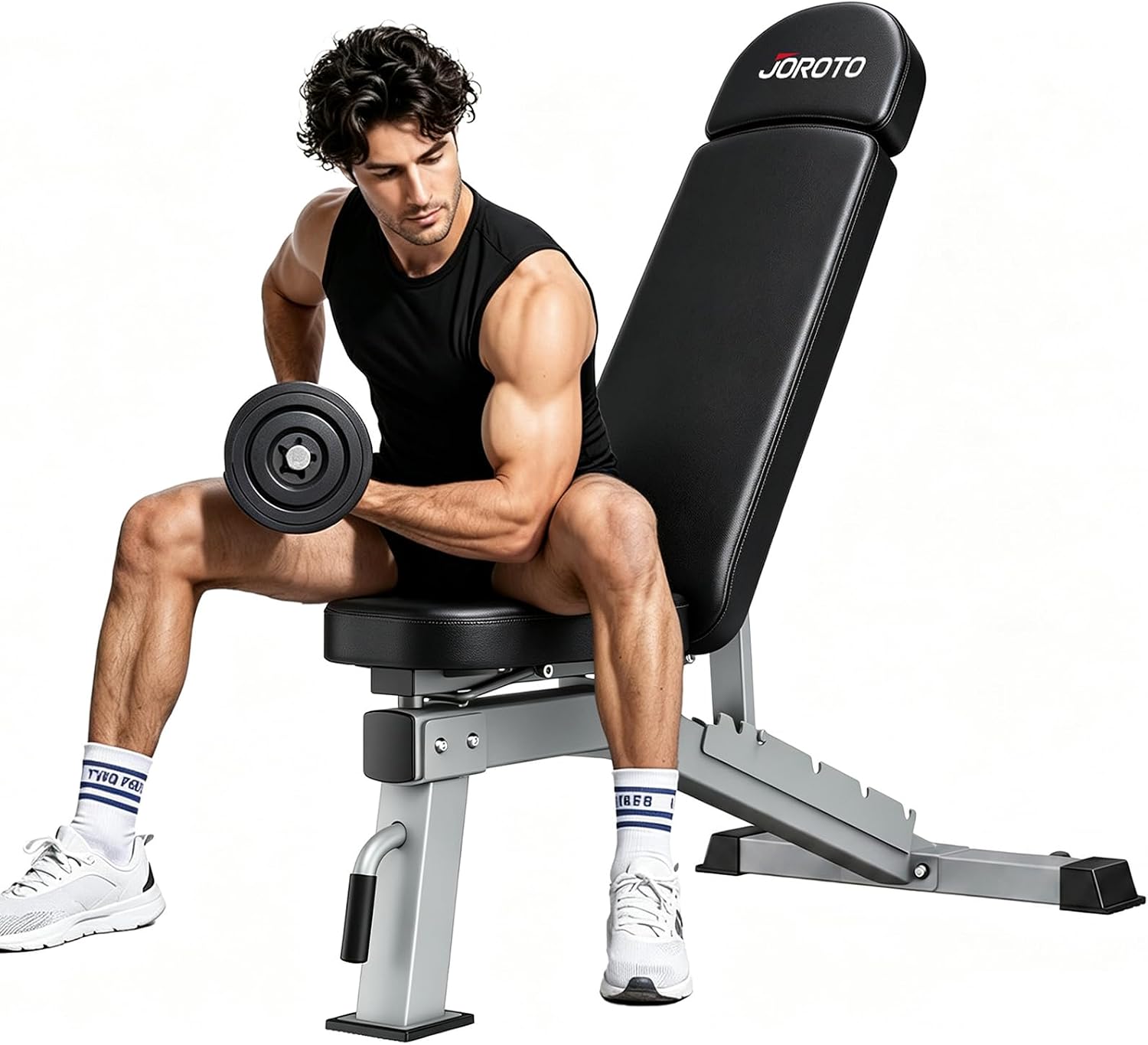 Home Gym Weights - Adjustable Weight Bench 1300LBS Capacity, Multi-Position