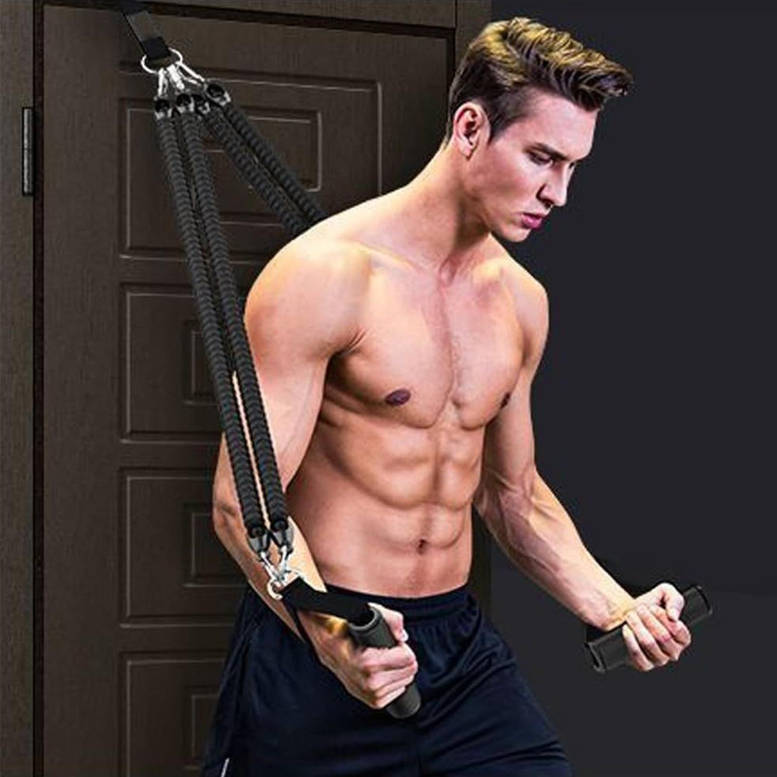 Foot Pedal Resistance Band 4-T - Home Gym Youtube review and price