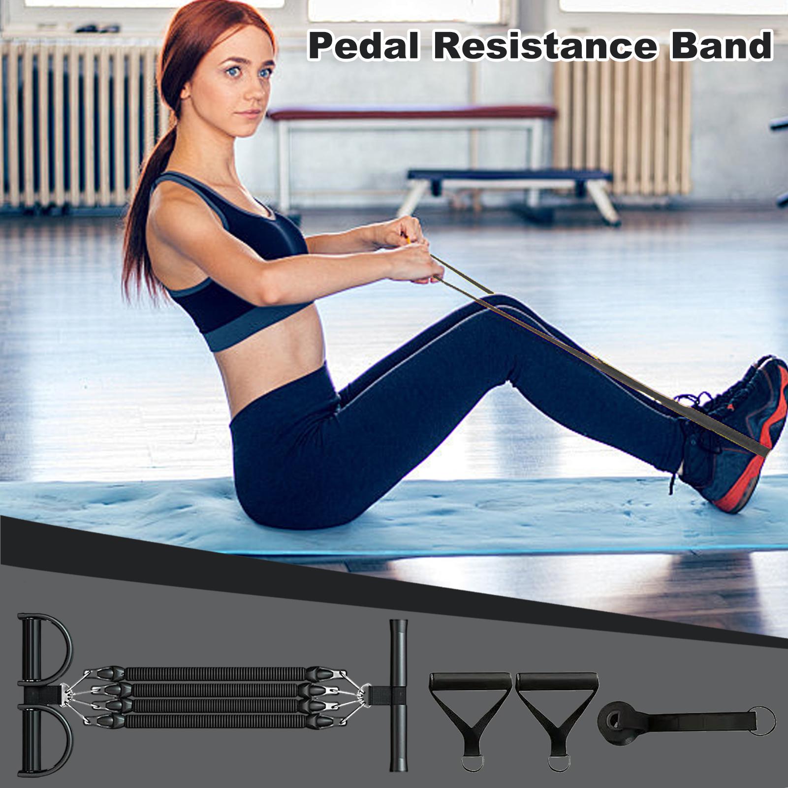 Foot Pedal Resistance Band 4-T - Home Gym Youtube review and price