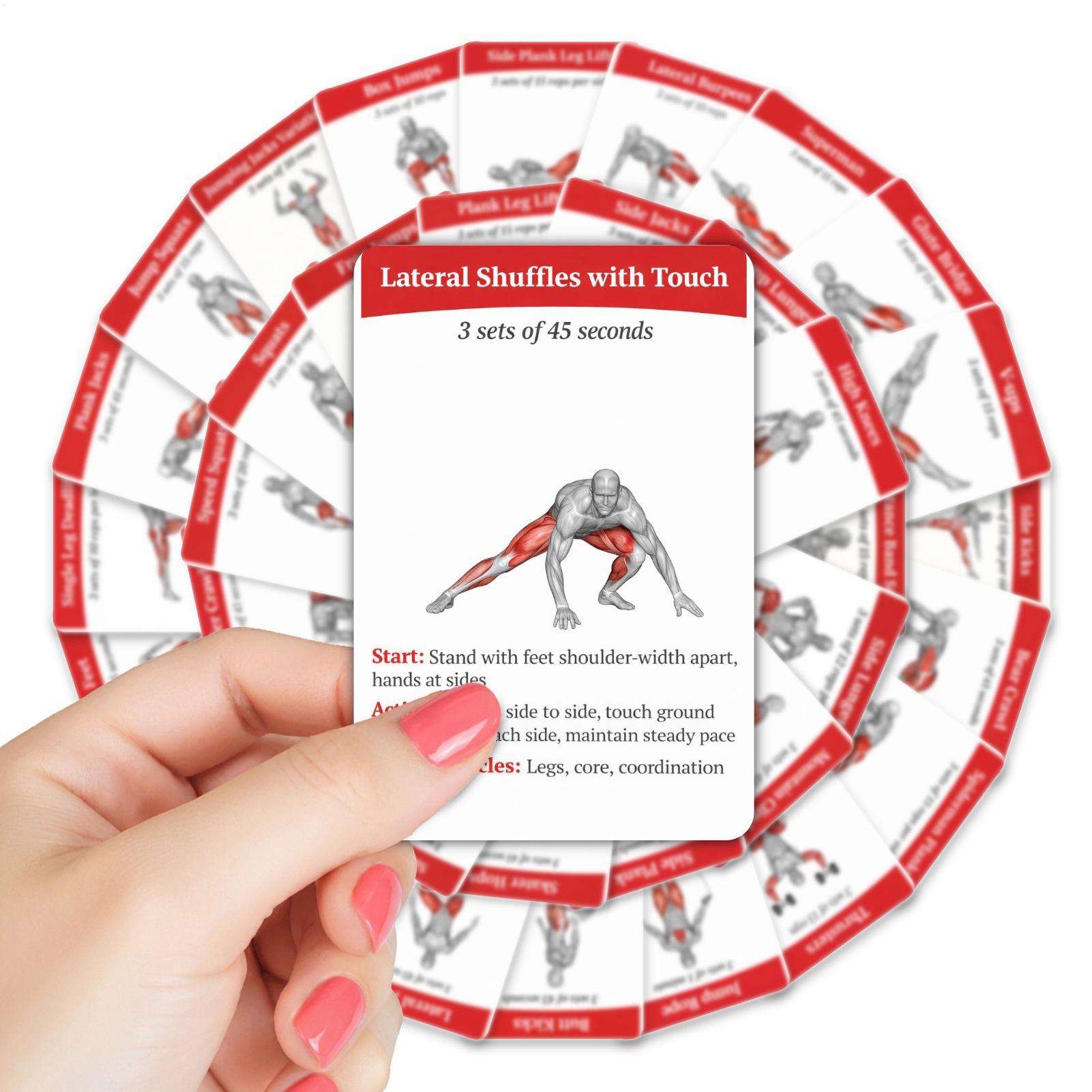 Workout Cards Exercise Deck 36 - Home Gym Guide review and price