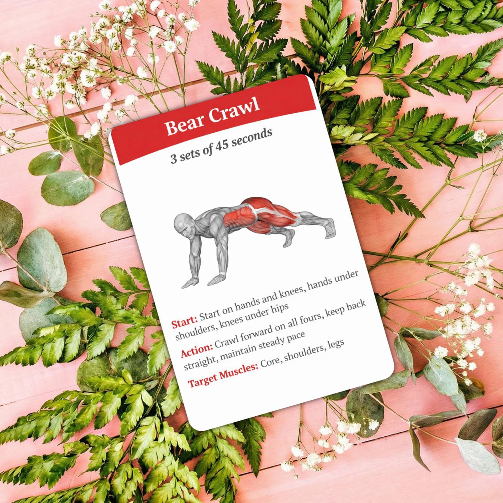 Workout Cards Deck 36 Pieces H - Home Gym Guide review and price