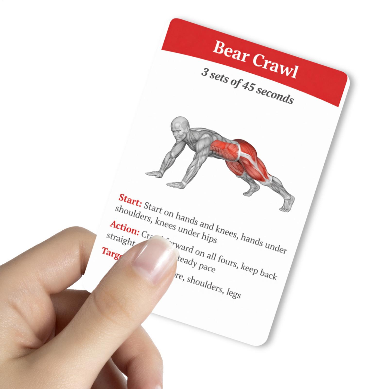 Workout Cards Deck 36 Pieces H - Home Gym Guide review and price