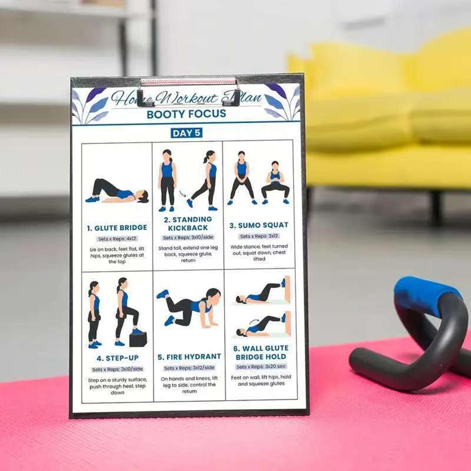 Exercise Posters 6 Pieces Full - Home Gym Guide review and price