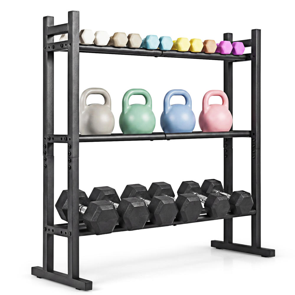 Heavy Duty 3-Tier Dumbbell Rac - Home Gym Weights review and price