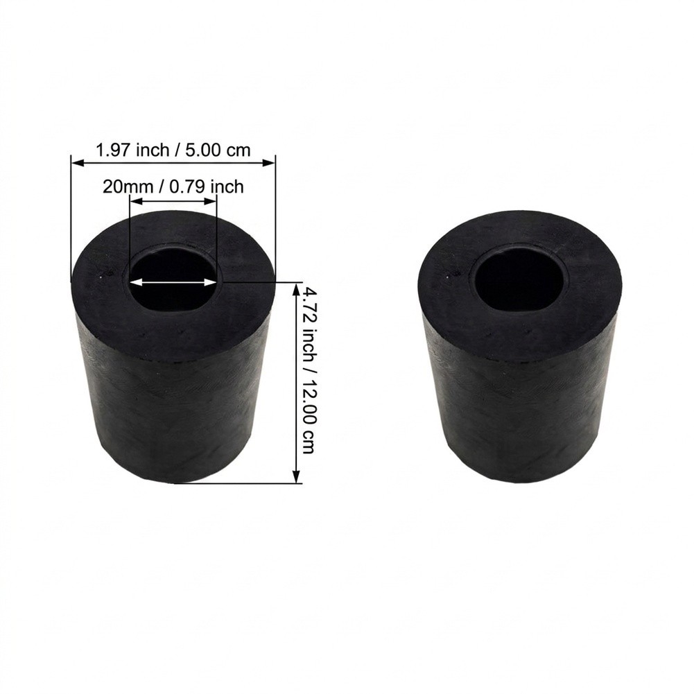 2 Pack 20mm Rubber Sleeves for - Home Gym Guide review and price