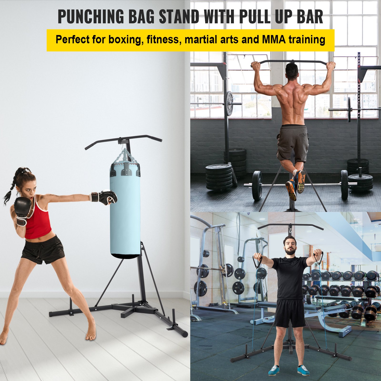 standing Boxing Punching Stand - Home Gym Youtube review and price